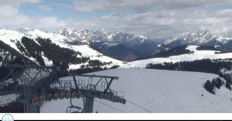 Webcam Passo Brocon-Marande - Panorama vs. Paradiso