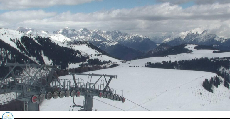 Webcam Passo Brocon-Marande - Panorama vs. Paradiso