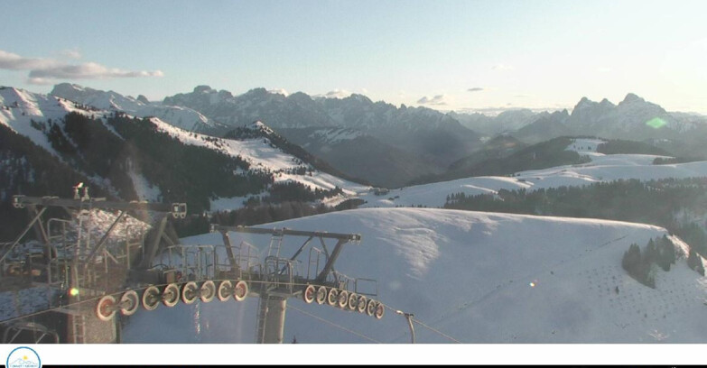 Webcam Passo Brocon-Marande - Panorama vs. Paradiso