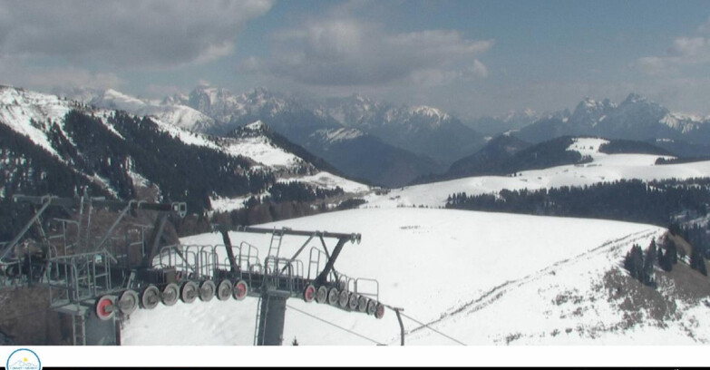 Webcam Passo Brocon-Marande - Panorama vs. Paradiso