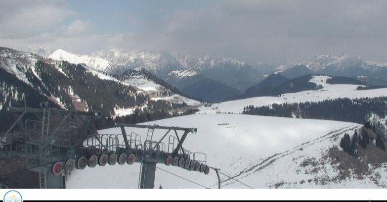 Webcam Passo Brocon-Marande - Panorama vs. Paradiso