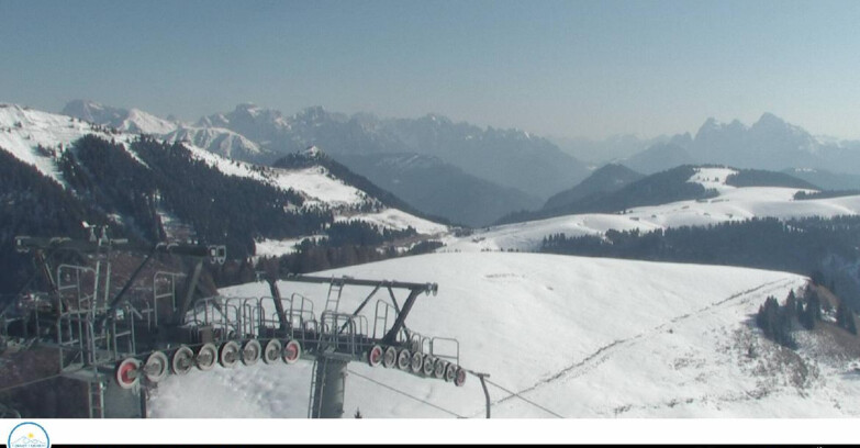Webcam Passo Brocon-Marande - Panorama vs. Paradiso
