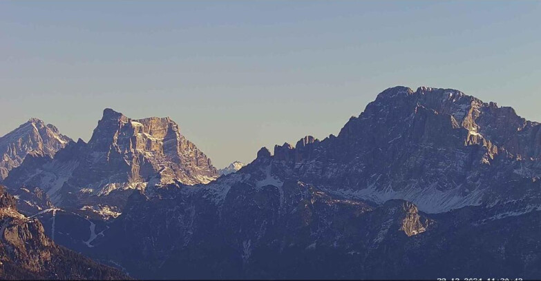 Webcam Passo San Pellegrino-Falcade - Pelmo e Civetta