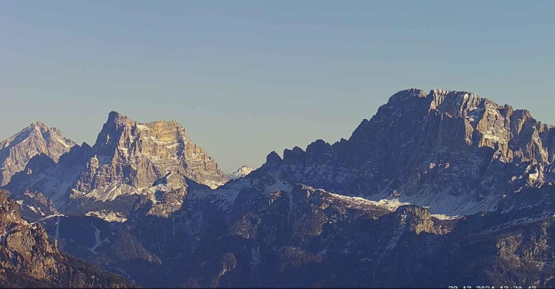 Webcam Passo San Pellegrino-Falcade - Pelmo e Civetta