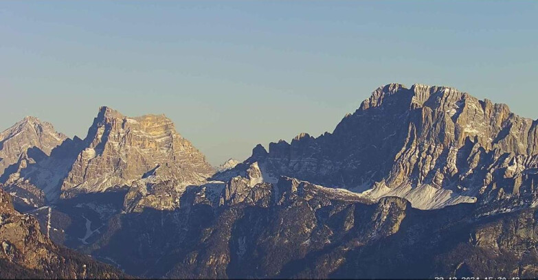 Webcam Passo San Pellegrino-Falcade - Pelmo e Civetta