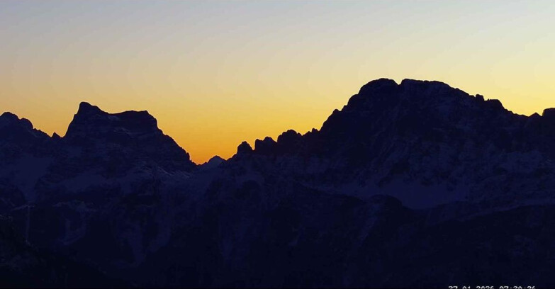 Webcam Passo San Pellegrino-Falcade - Pelmo e Civetta