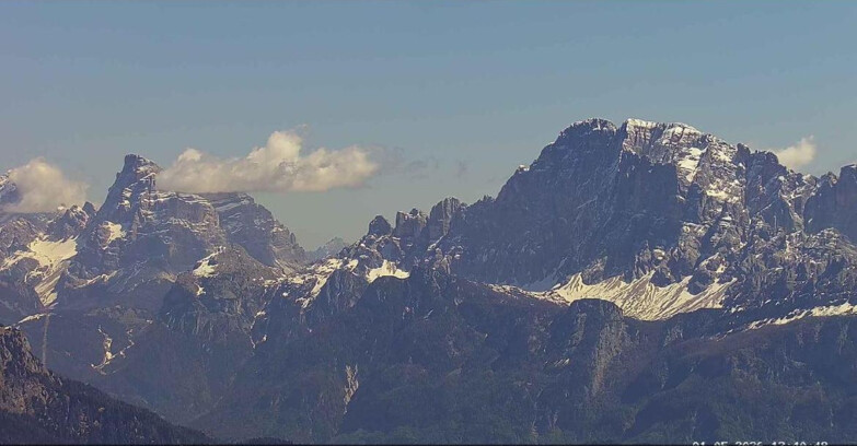 Webcam Passo San Pellegrino-Falcade  - Pelmo e Civetta