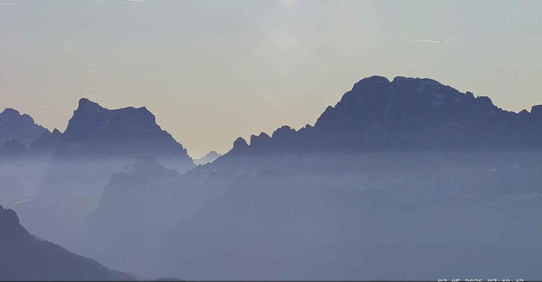 Webcam Passo San Pellegrino-Falcade - Pelmo e Civetta