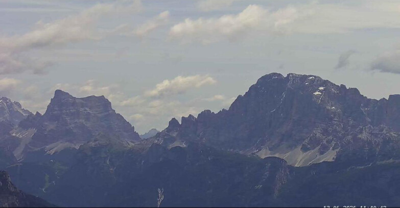 Webcam Passo San Pellegrino-Falcade  - Pelmo e Civetta