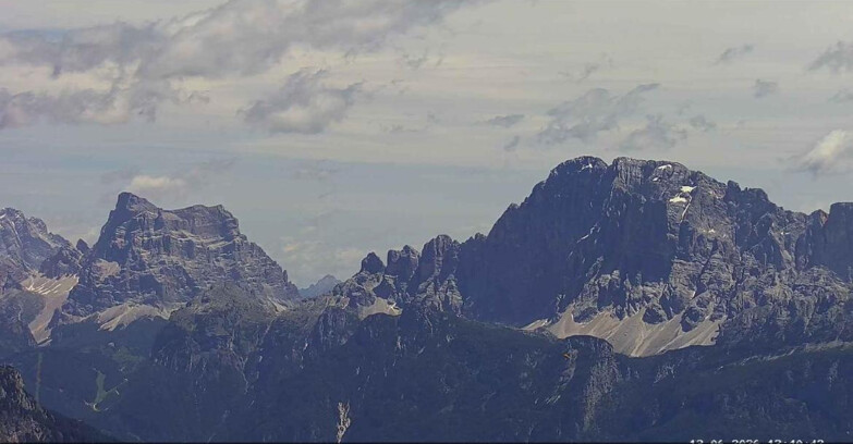 Webcam Passo San Pellegrino-Falcade  - Pelmo e Civetta