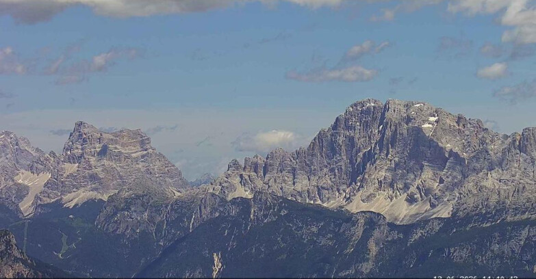 Webcam Passo San Pellegrino-Falcade  - Pelmo e Civetta