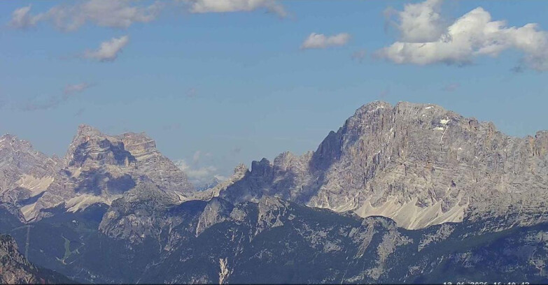 Webcam Passo San Pellegrino-Falcade  - Pelmo e Civetta