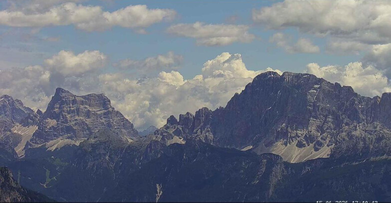 Webcam Passo San Pellegrino-Falcade - Pelmo e Civetta