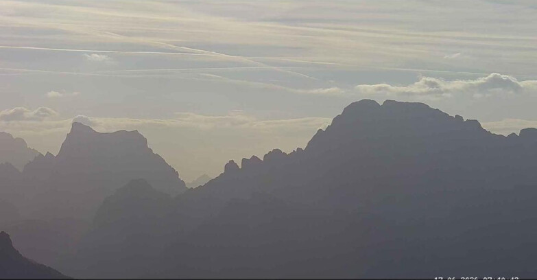 Webcam Passo San Pellegrino-Falcade - Pelmo e Civetta