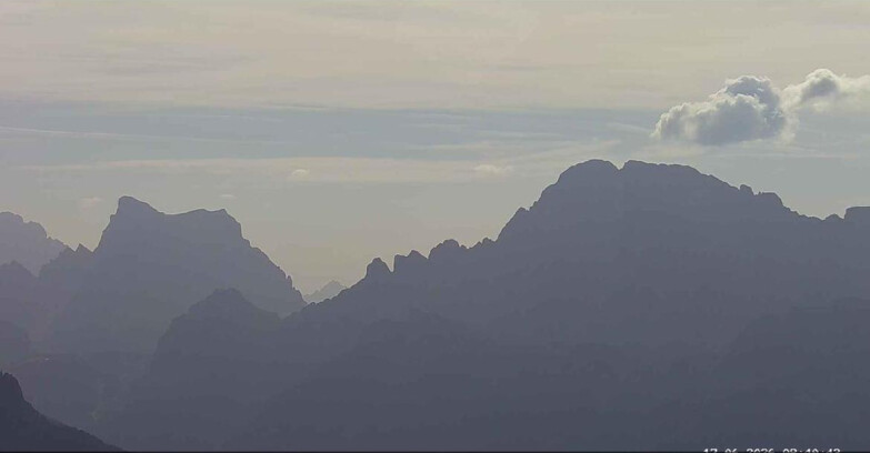 Webcam Passo San Pellegrino-Falcade - Pelmo e Civetta