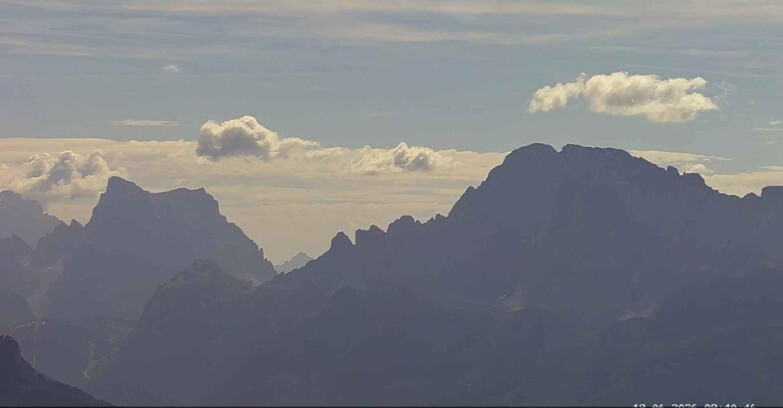 Webcam Passo San Pellegrino-Falcade  - Pelmo e Civetta