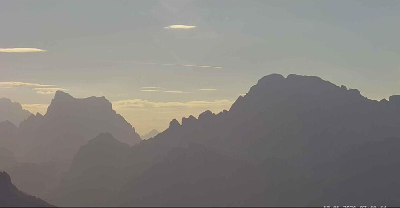 Webcam Passo San Pellegrino-Falcade  - Pelmo e Civetta