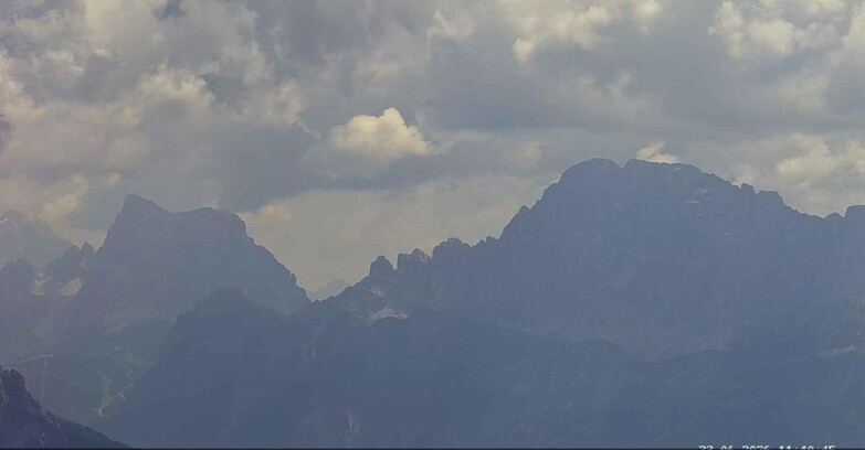 Webcam Passo San Pellegrino-Falcade  - Pelmo e Civetta