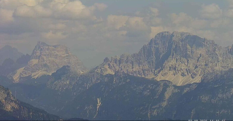 Webcam Passo San Pellegrino-Falcade  - Pelmo e Civetta