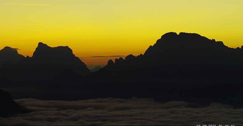 Webcam Passo San Pellegrino-Falcade - Pelmo e Civetta