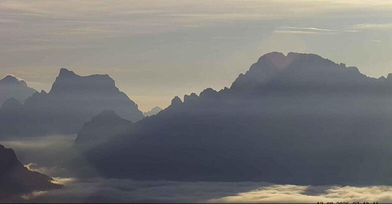 Webcam Passo San Pellegrino-Falcade - Pelmo e Civetta