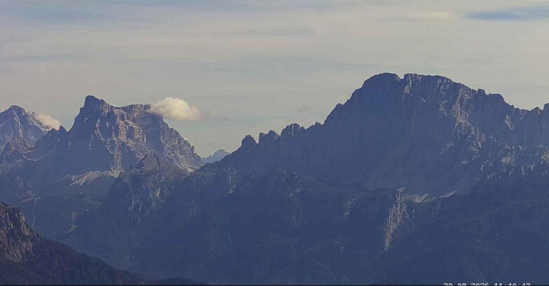 Webcam Passo San Pellegrino-Falcade  - Pelmo e Civetta
