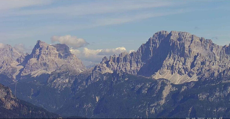 Webcam Passo San Pellegrino-Falcade  - Pelmo e Civetta