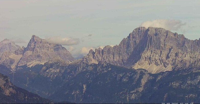 Webcam Passo San Pellegrino-Falcade  - Pelmo e Civetta