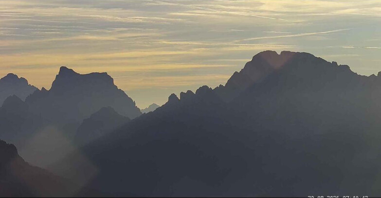 Webcam Passo San Pellegrino-Falcade  - Pelmo e Civetta