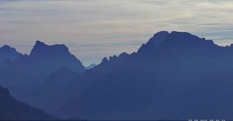 Webcam Passo San Pellegrino-Falcade  - Pelmo e Civetta