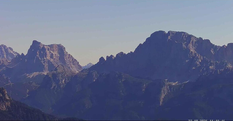 Webcam Passo San Pellegrino-Falcade  - Pelmo e Civetta