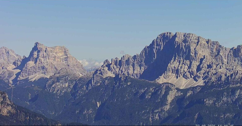 Webcam Passo San Pellegrino-Falcade  - Pelmo e Civetta