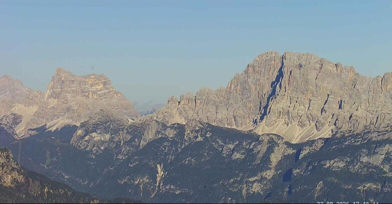 Webcam Passo San Pellegrino-Falcade  - Pelmo e Civetta