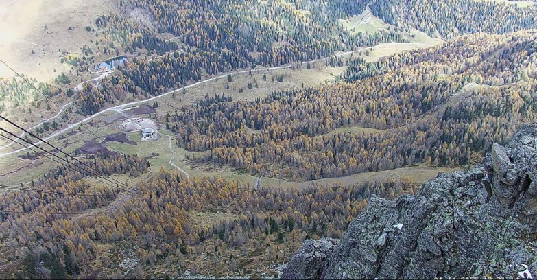 Webcam Passo San Pellegrino-Falcade  - Pista Funivia
