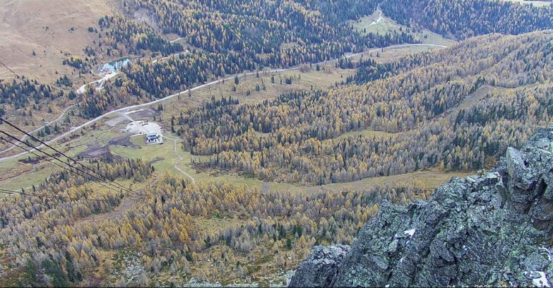 Webcam Passo San Pellegrino-Falcade  - Pista Funivia