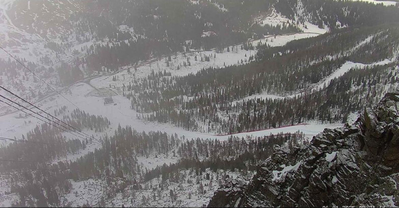 Webcam Passo San Pellegrino-Falcade  - Pista Funivia