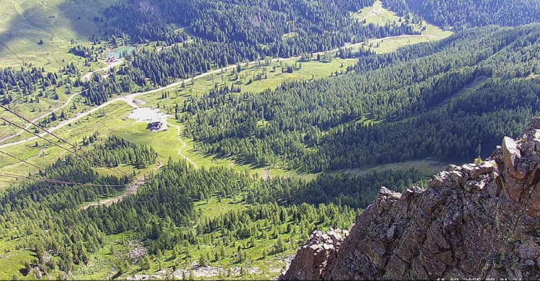 Webcam Passo San Pellegrino-Falcade  - Pista Funivia