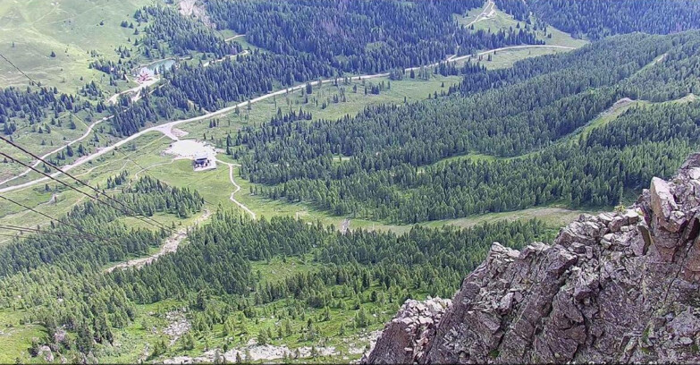 Webcam Passo San Pellegrino-Falcade  - Pista Funivia