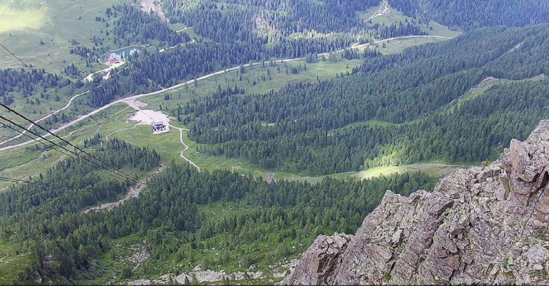 Webcam Passo San Pellegrino-Falcade  - Pista Funivia