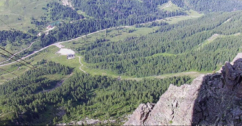 Webcam Passo San Pellegrino-Falcade  - Pista Funivia