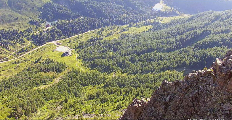 Webcam Passo San Pellegrino-Falcade  - Pista Funivia