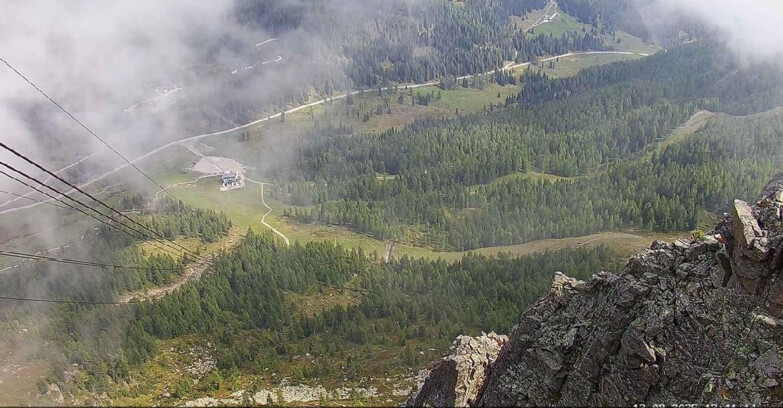 Webcam Passo San Pellegrino-Falcade  - Pista Funivia