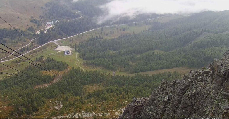 Webcam Passo San Pellegrino-Falcade  - Pista Funivia