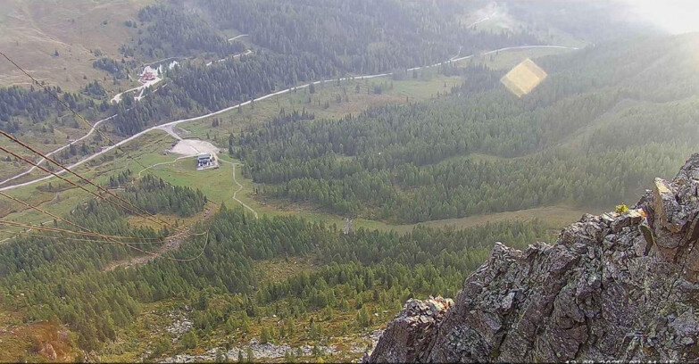 Webcam Passo San Pellegrino-Falcade  - Pista Funivia