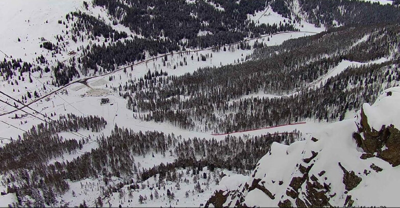 Webcam Passo San Pellegrino-Falcade - Pista Funivia