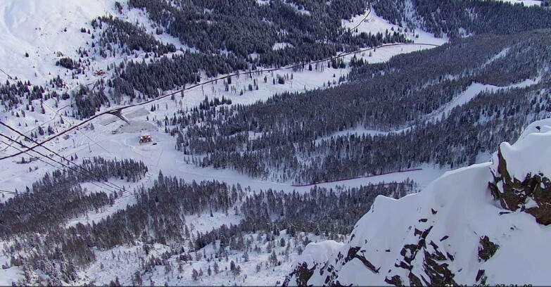Webcam Passo San Pellegrino-Falcade - Pista Funivia