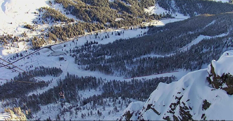 Webcam Passo San Pellegrino-Falcade  - Pista Funivia