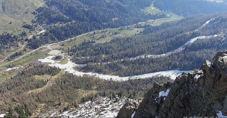 Webcam Passo San Pellegrino-Falcade  - Pista Funivia