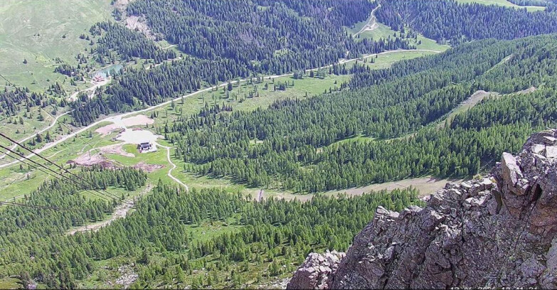 Webcam Passo San Pellegrino-Falcade  - Pista Funivia