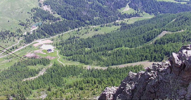 Webcam Passo San Pellegrino-Falcade  - Pista Funivia